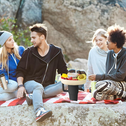 Snackschale für Stanley Tumbler mit 3 Fächern, wiederverwendbare