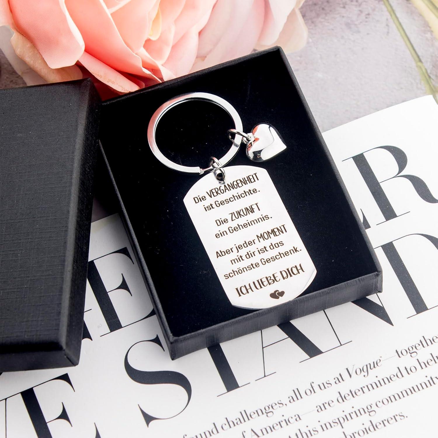 Aonveki Ich Liebe Dich Schlüsselanhänger Valentinstag Geschenk