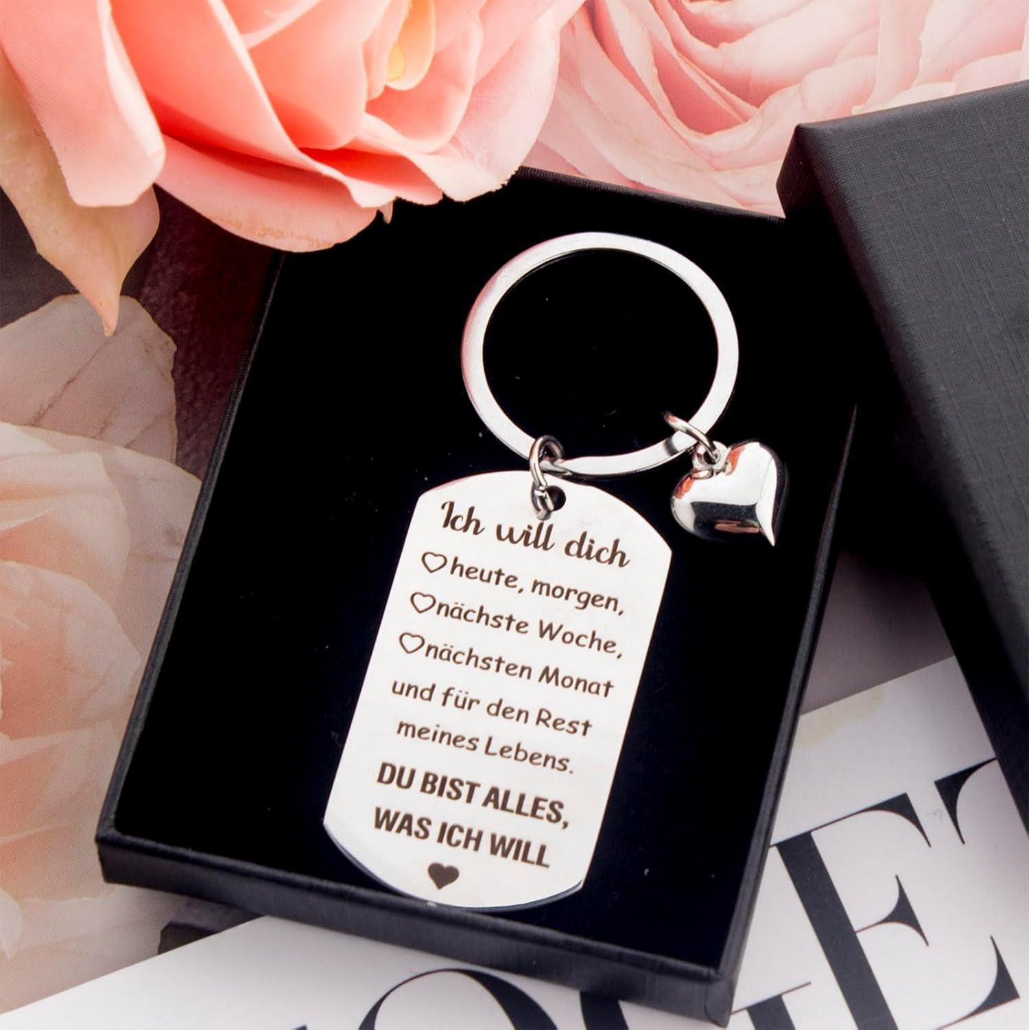 Liebes Schlüsselanhänger Ich Liebe Dich Geschenk für Sie und Ihn