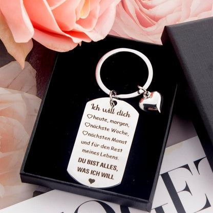 Liebes Schlüsselanhänger Ich Liebe Dich Geschenk für Sie und Ihn