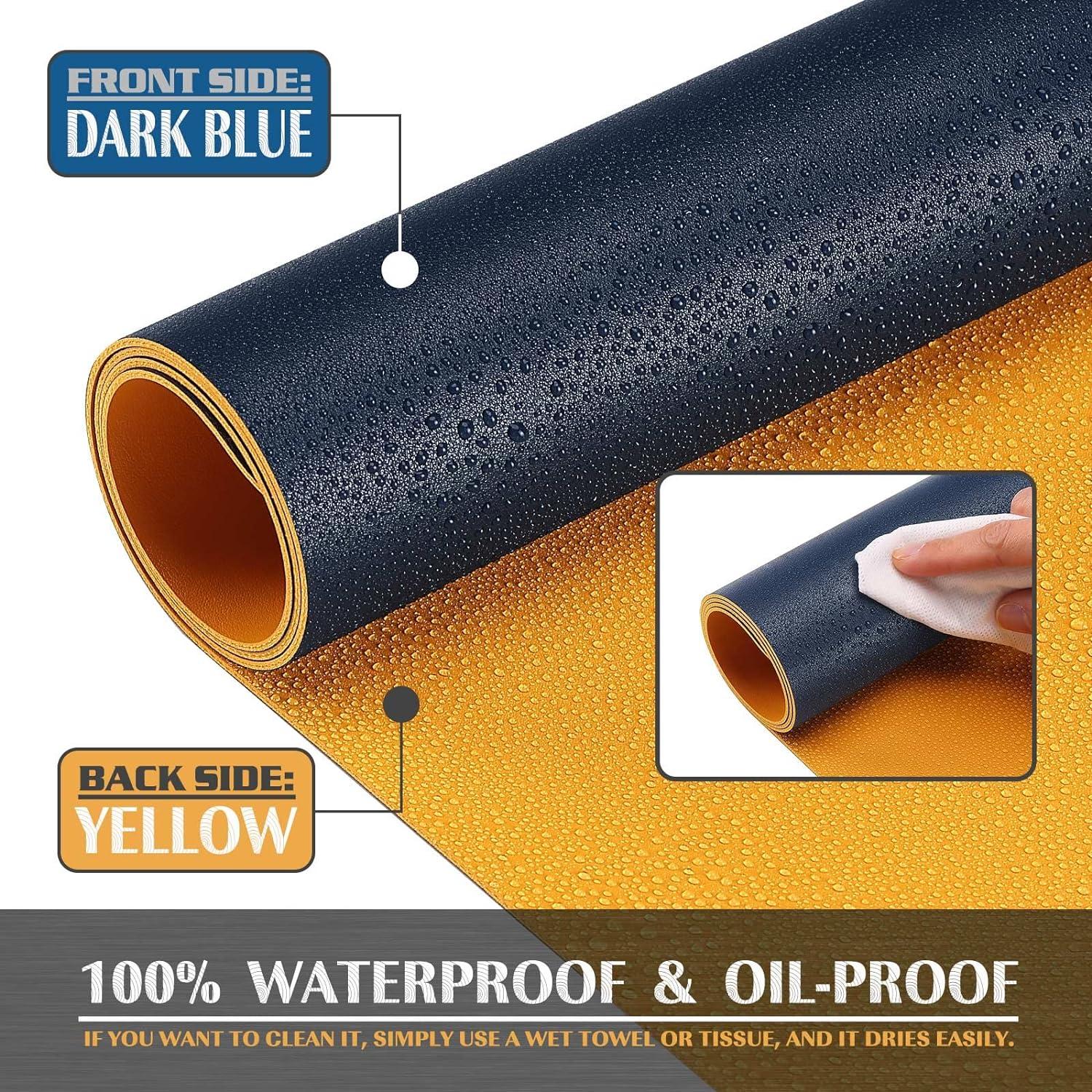 Knodel PVC Schreibtischunterlage wasserdicht 120cm x 43cm, doppelseitig