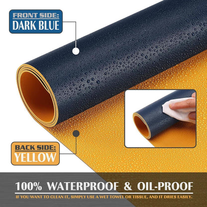 Knodel PVC Schreibtischunterlage wasserdicht 120cm x 43cm, doppelseitig