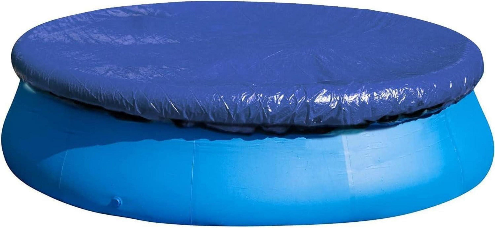 457cm Runde Poolabdeckung Schwimmbad Winddicht Staubdicht Blau