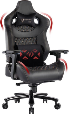 Ergonomischer Gaming Stuhl mit Massage und 200kg Belastbarkeit