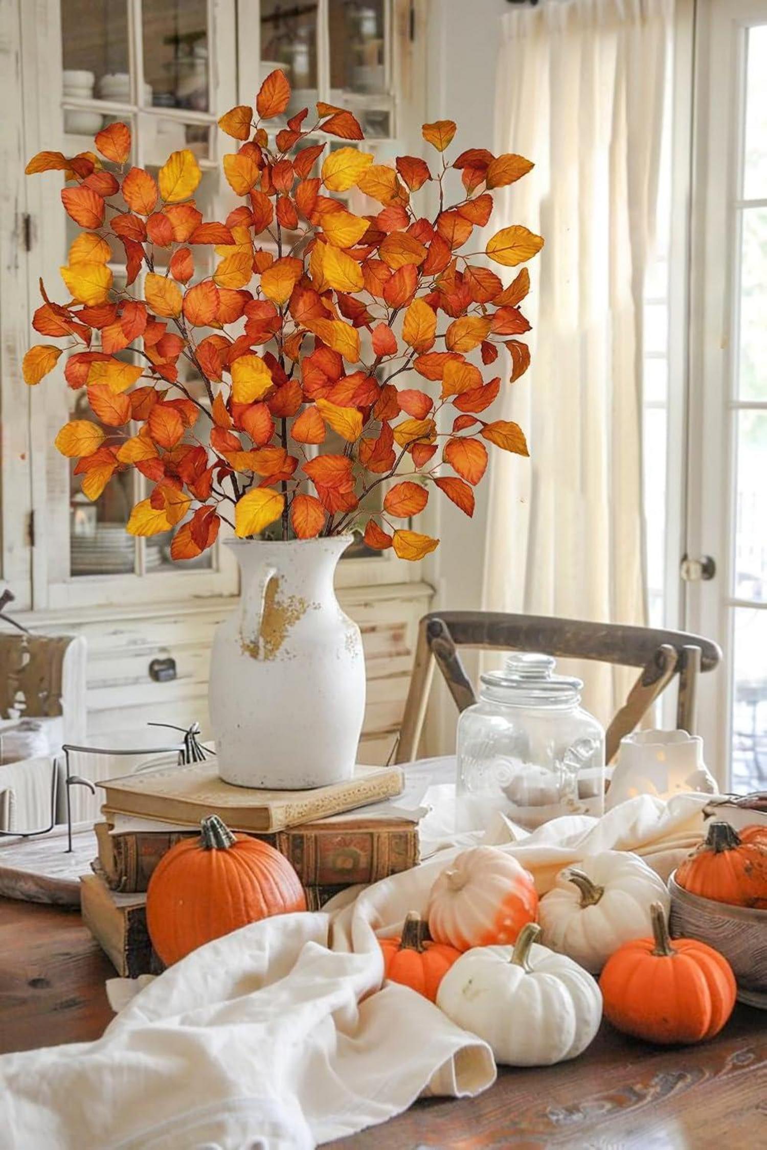 Künstliche Herbstblätter Deko Herbst 97 cm Herbstdekoration