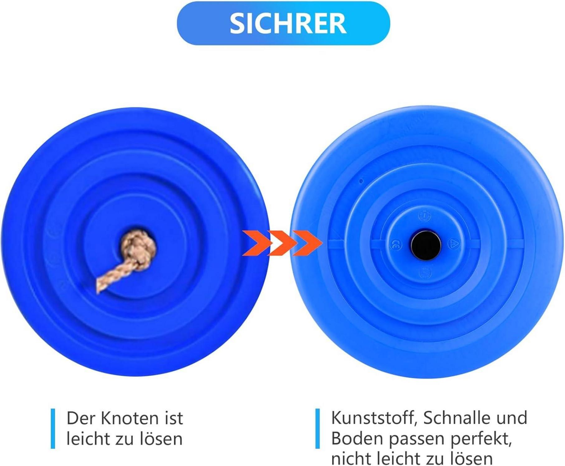 Kinder Outdoor Kletterseil Schaukel mit Plattform Garten