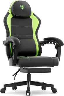 Gaming Stuhl Racing Gamer Stuhl mit Massage Lendenwirbelstütze und