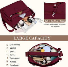 Umhängetasche Damen Nylon Crossbody Bag