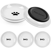 Futternapf Katze Set Keramik 6 Stück Rutschfester Silikon