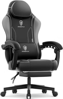 Dowinx Gaming Stuhl mit Massage Lendenwirbelstütze & Kissen