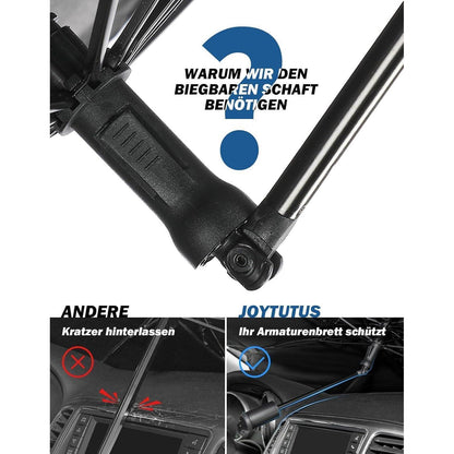 JOYTUTUS Sonnenschutz Auto Frontscheibe 360°Drehbar