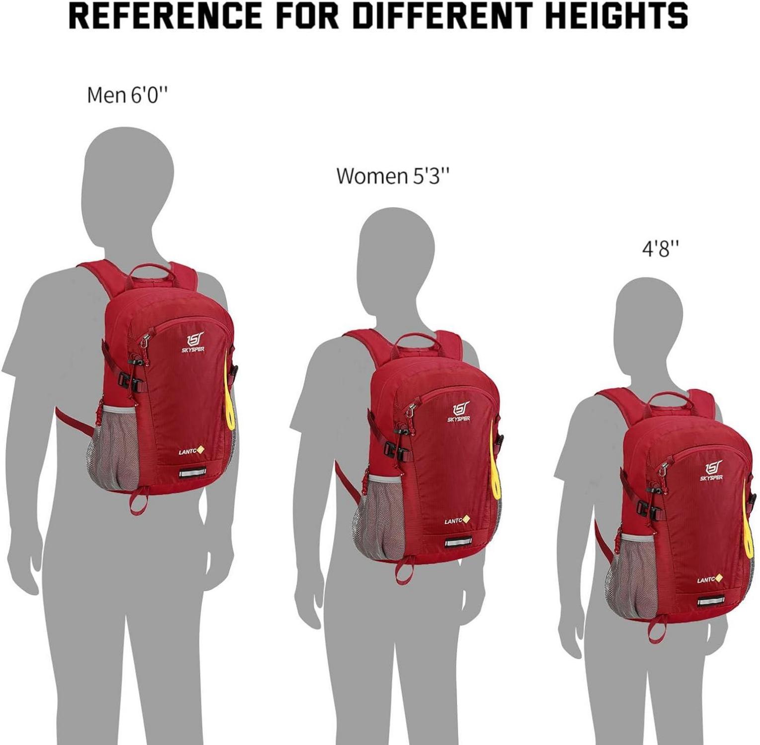 Wanderrucksack 20L Leicht atmungsaktiv 3D Air Mesh Polyester Outdoor