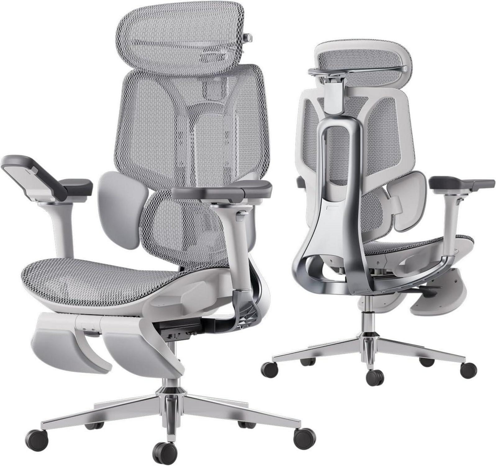 Ergonomischer Bürostuhl mit dynamischer Lendenwirbelstütze