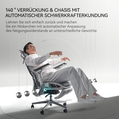 Ergonomischer Bürostuhl mit dynamischer