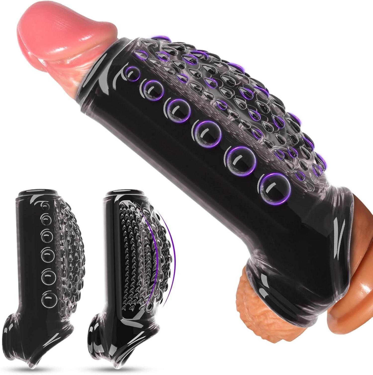 Penis Sleeve Penishülle 2 IN 1 Set für Penisvergrößerung und