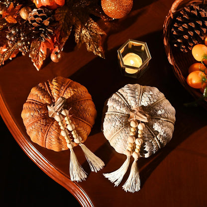 Valery Madelyn Herbstdeko Kürbis Deko 2er Set 10/13cm