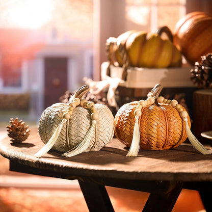 Valery Madelyn Herbst Kürbis Deko Set Kunstharz 10/13cm