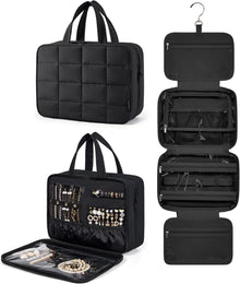 Kulturbeutel zum Aufhängen Schwarz Cosmetic Organizer Bag