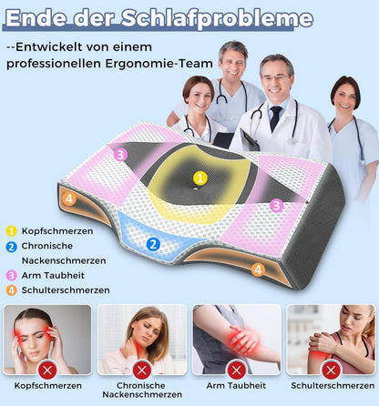 Memory Foam Orthopädisches Nackenkissen für