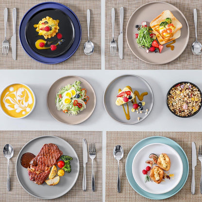 6-teiliges vancasso VENUS Steingut Teller Set in