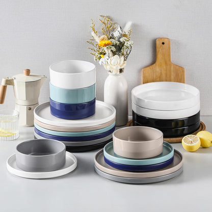 6-teiliges vancasso VENUS Steingut Teller Set in