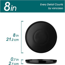 Geschirrset für 6 Personen, Ø 8 inch Teller
