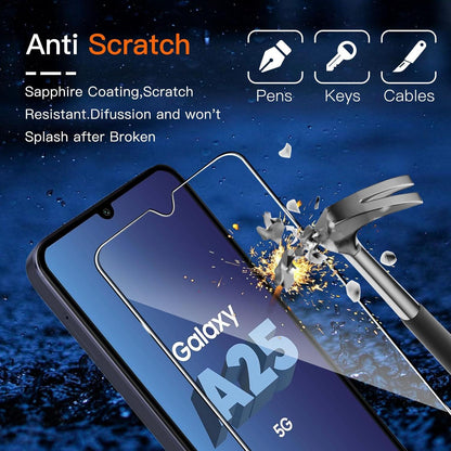Schutzfolie Panzerglas Samsung Galaxy A25 5G Kamera Anti-Kratzen 9H HD
