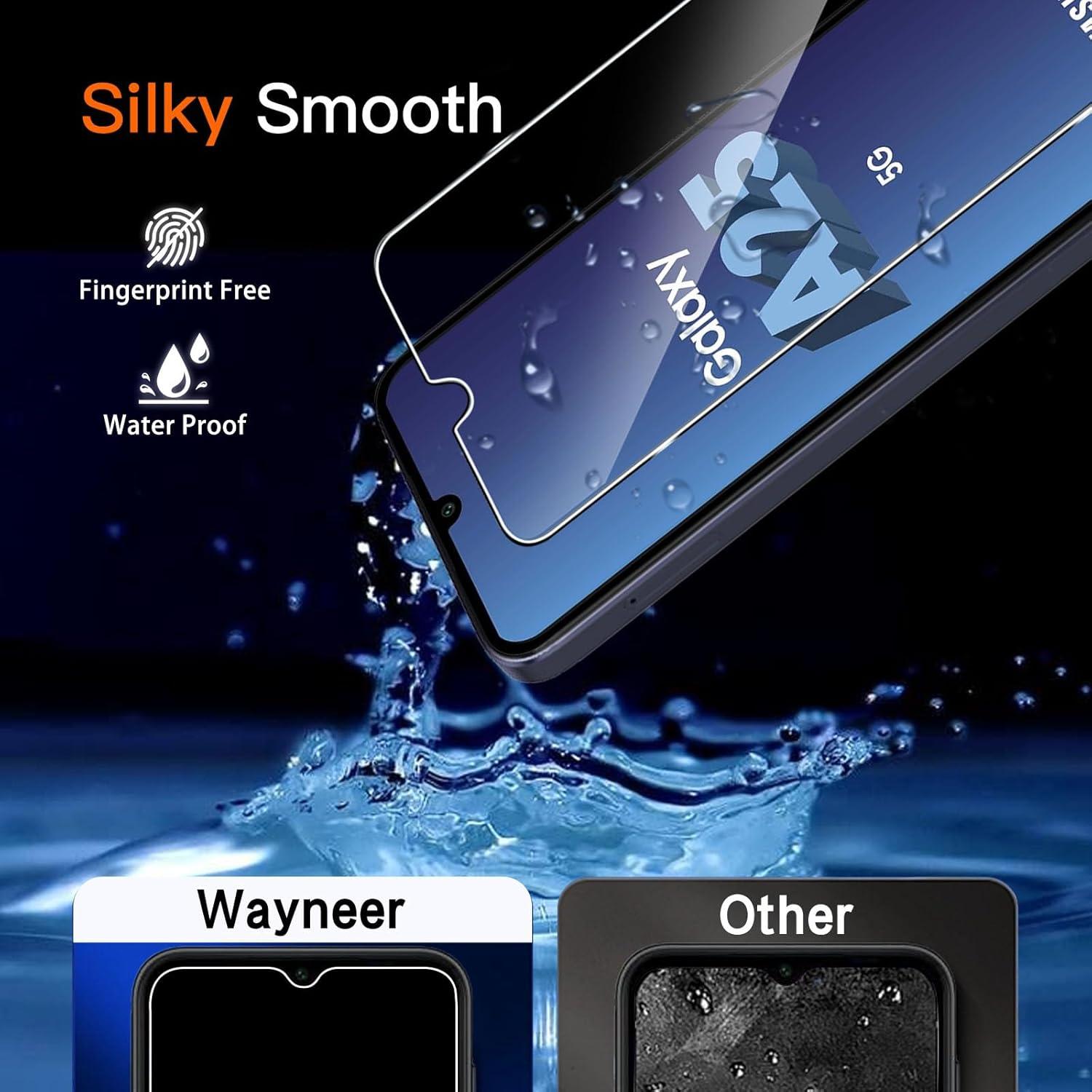 Schutzfolie Samsung Galaxy A25 5G Panzerglas 3 Stück Anti-Kratzen Glasfolie 9H HD Displayfolie
