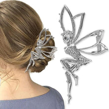 Strass Haarklammer Elfen Haarkralle Silber Damen Mädchen