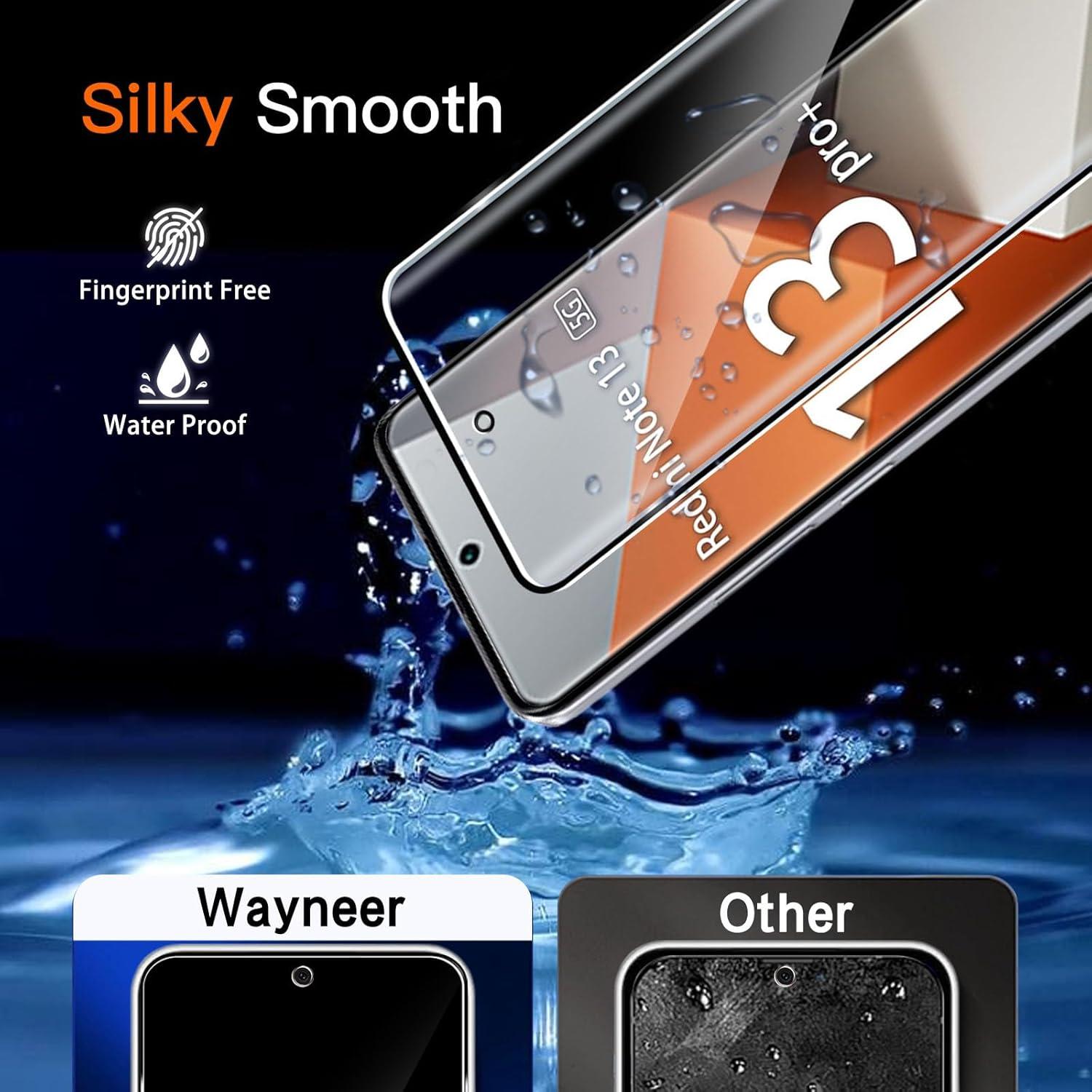 Schutzfolie Xiaomi Redmi Note 13 Pro Plus 5G Panzerglas 6tlg Anti-Kratzen 9H HD