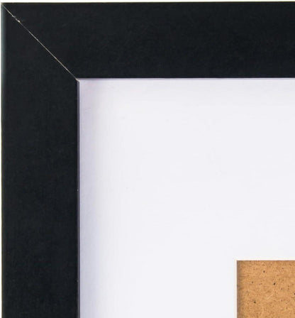 Bilderrahmen 30x40 Schwarz MDF Acrylglas Wandbilderrahmen