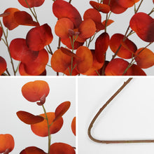 3er Set Künstliche Eukalyptus Herbstliche Zweige