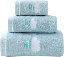 Handtuch-Set für Strand, Pool, Spa - Grau, Blau, Rosa, Beige