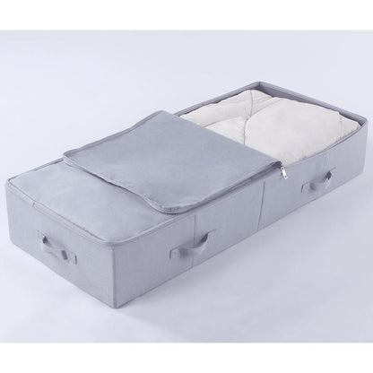 2er-Pack Unterbett-Aufbewahrungsboxen, Dunkelgrau