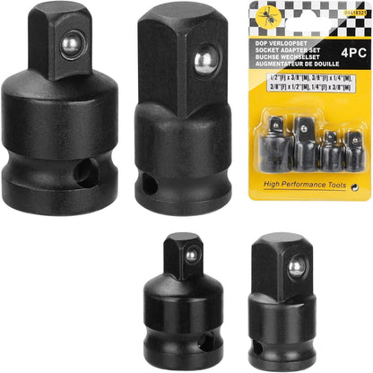 Stecknuss-Adapter Set 3-teilig mit Winkeladapter