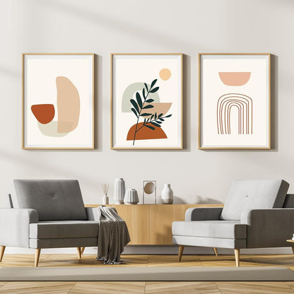 Leinwand Bilder Moderne Abstrakt Kunstposter Wandbilder Geometrie 5