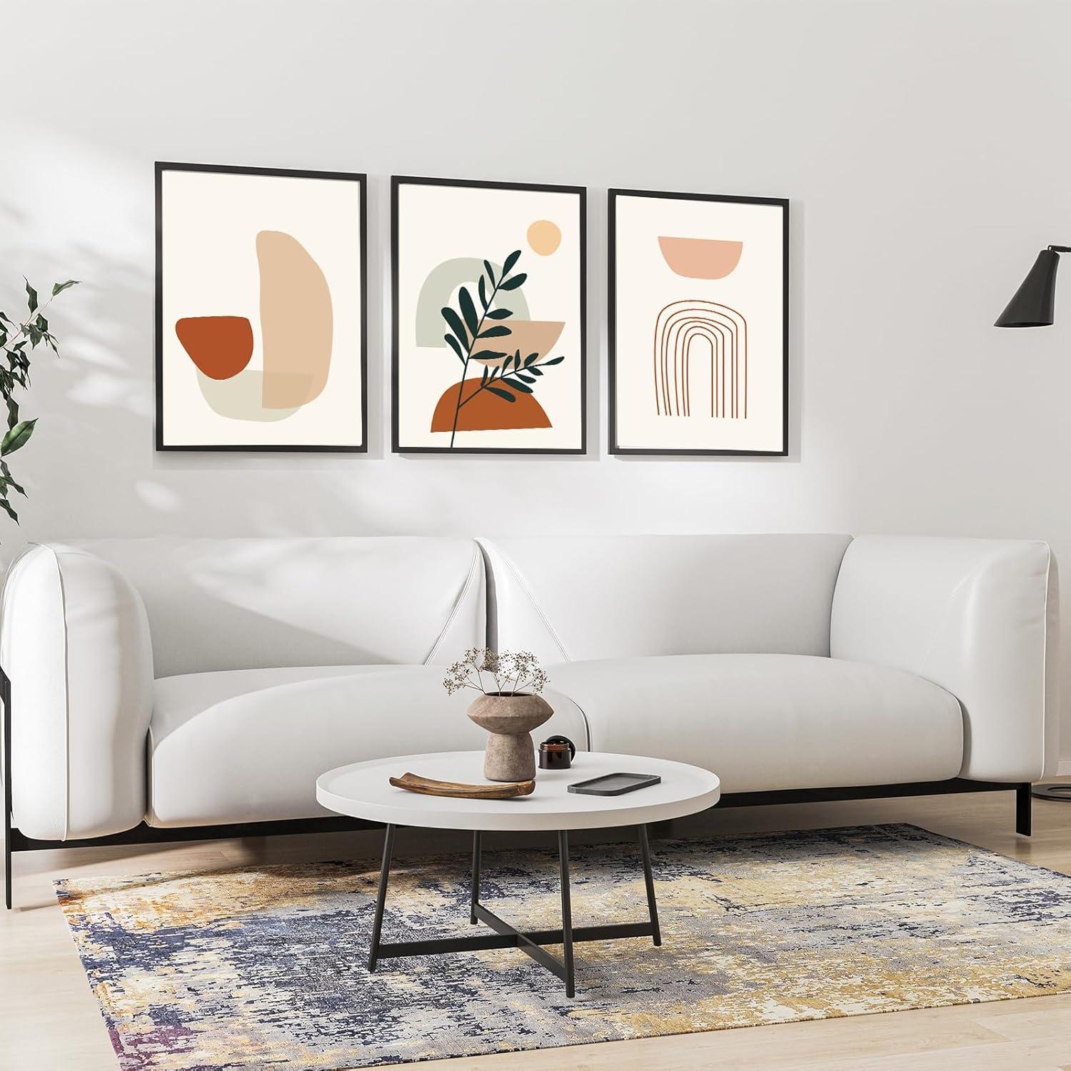 Leinwand Bilder Moderne Abstrakt Kunstposter Wohnzimmer Set