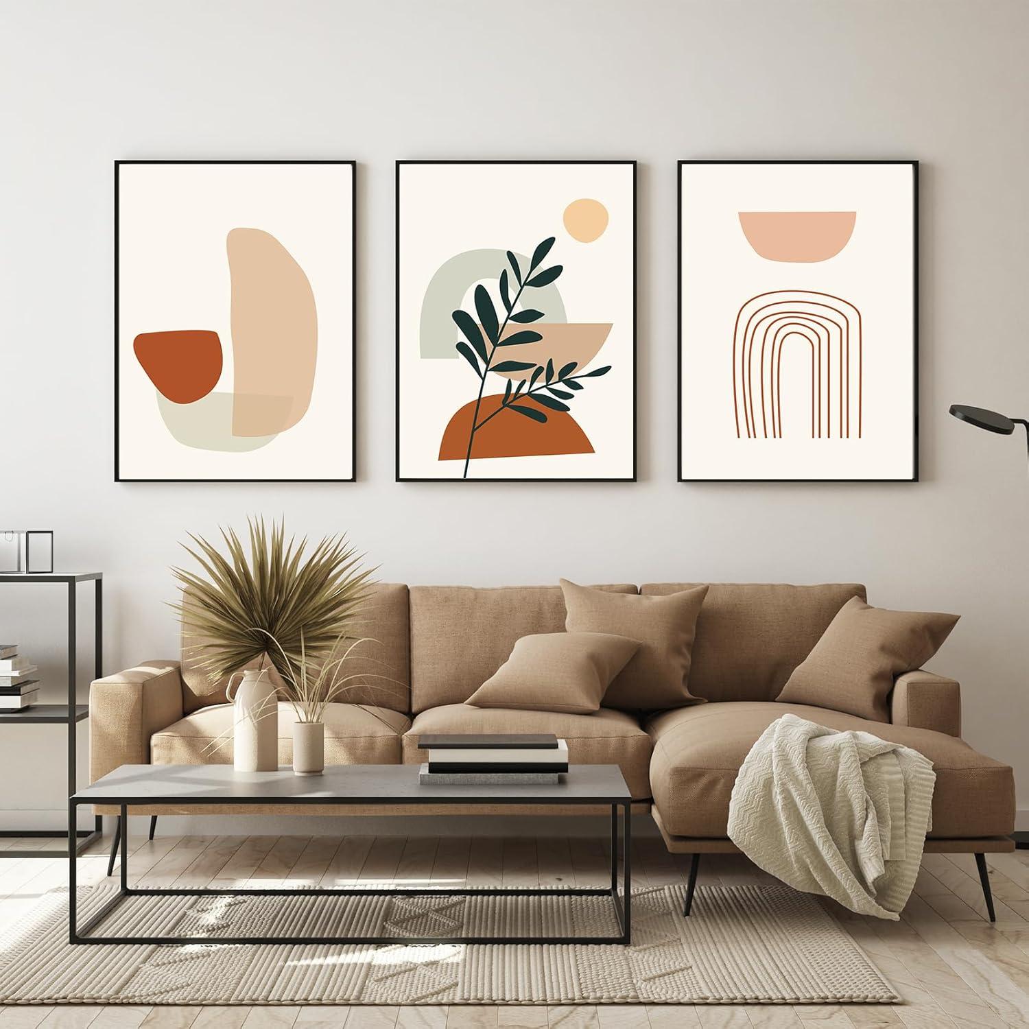 Leinwand Bilder Moderne Abstrakt Kunstposter Wandbilder Geometrie 5