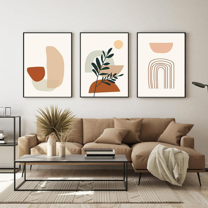 Leinwand Bilder Moderne Abstrakt Kunstposter Wandbilder Geometrie 5