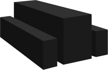 Schwarze Elastische Biertischhussen und Tischdecken Set, 220 x 70 x 75