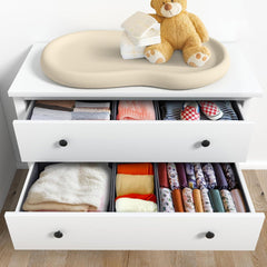 Schubladen Organizer Set für Hemnes Kommode 16-teilig Grau