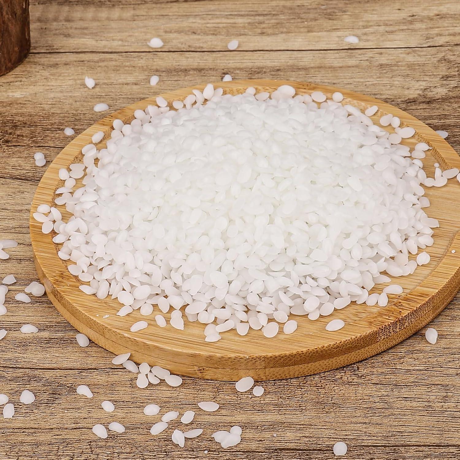 ALLAVA 1000g Kerzenwachs Bienenwachs Paraffinwachs Kosmetik DIY