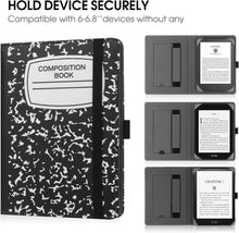 Universal Ständer Hülle 6-6.8 Zoll eReader PU Leder Cover