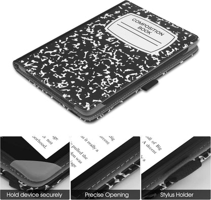Universal Ständer Hülle für 6-6.8 Zoll eReader PU Leder Folio Stand