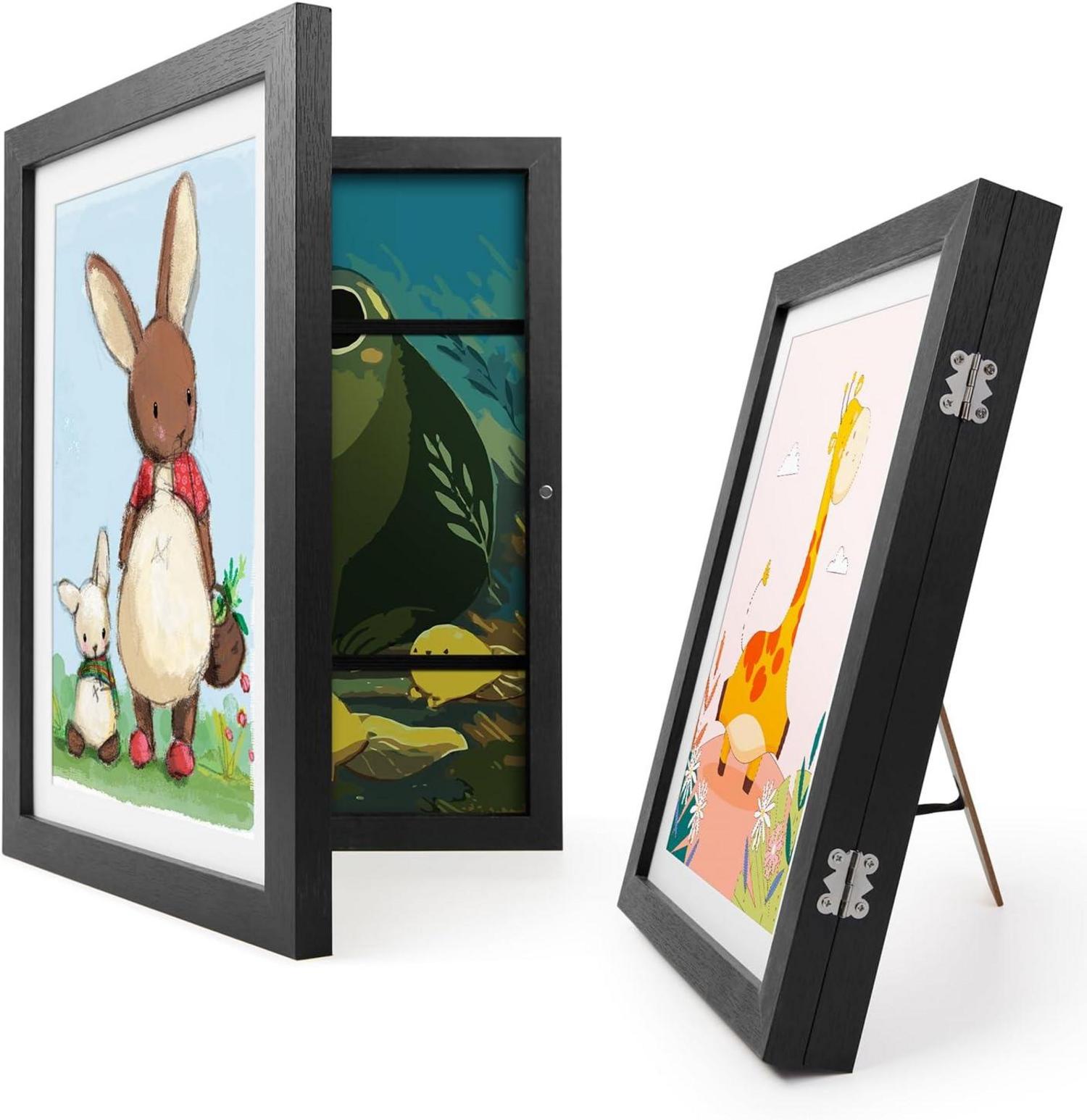 Bilderrahmen für Kinderzeichnungen A4 bruchsicheres Acrylglas