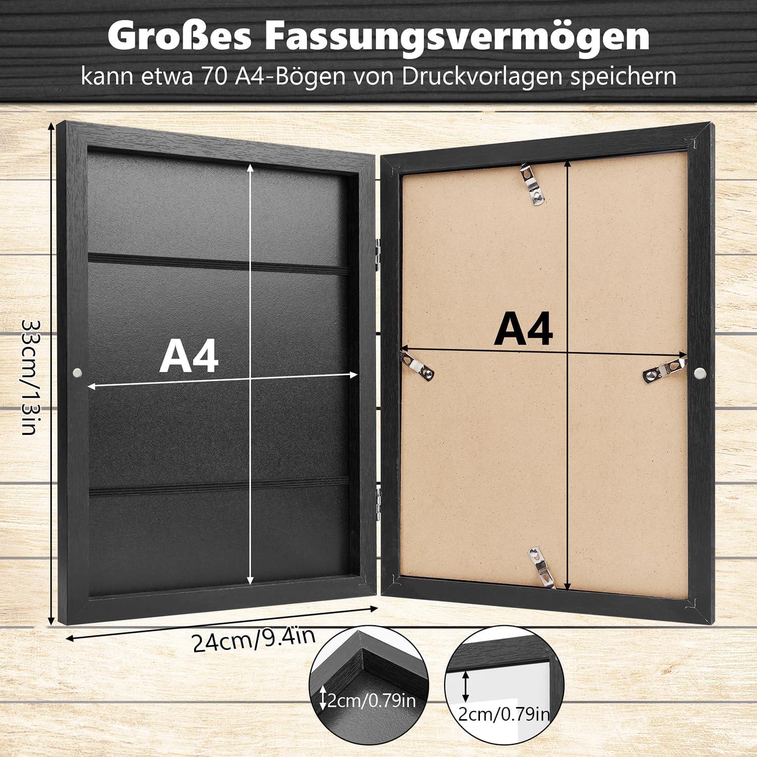 Bilderrahmen für Kinderzeichnungen A4 bruchsicheres Acrylglas