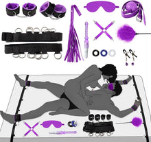 Bondage Set 14-teilig Sexspielzeug Handschellen Augenbinde BDSM