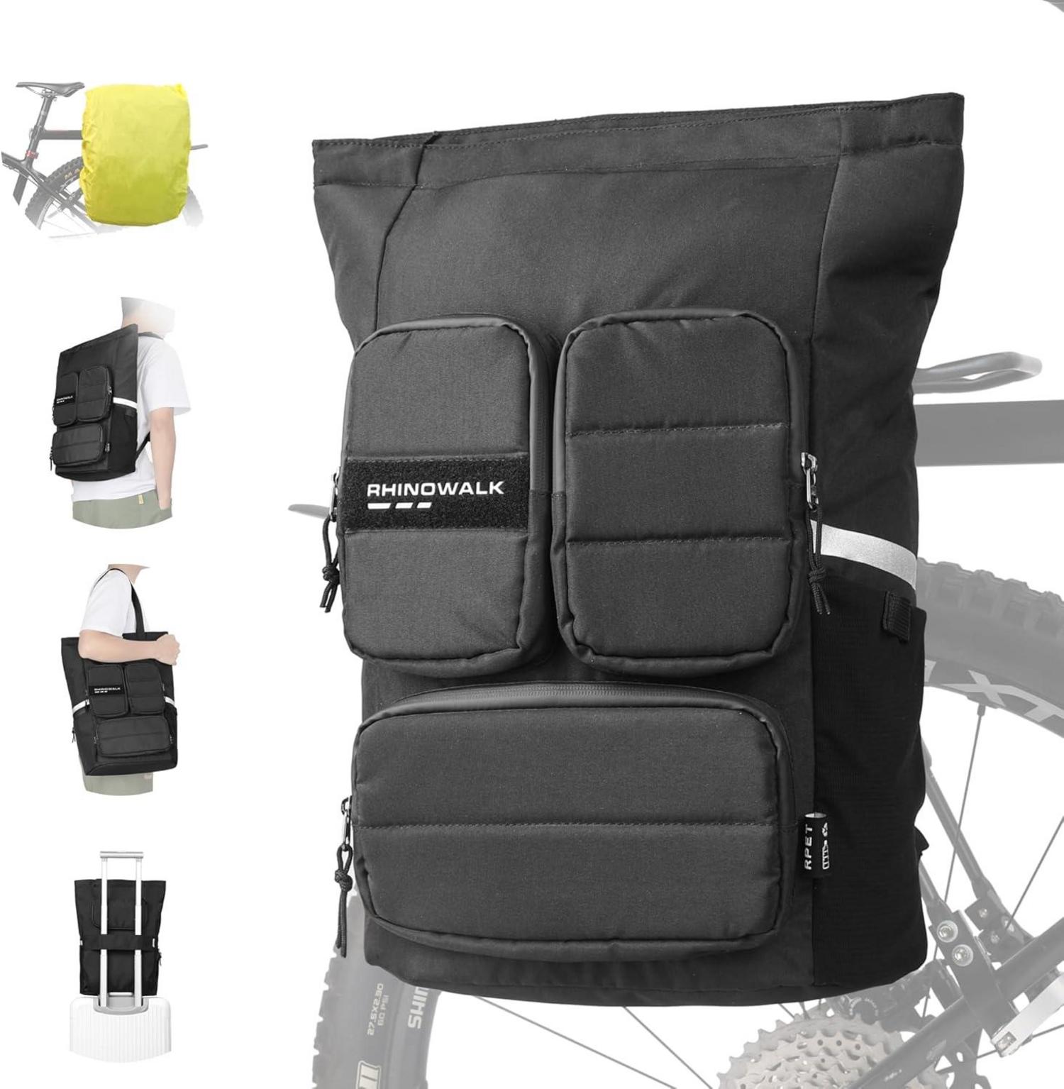 Multifunktionale Fahrradtasche 25L wasserdicht mit Laptopfach