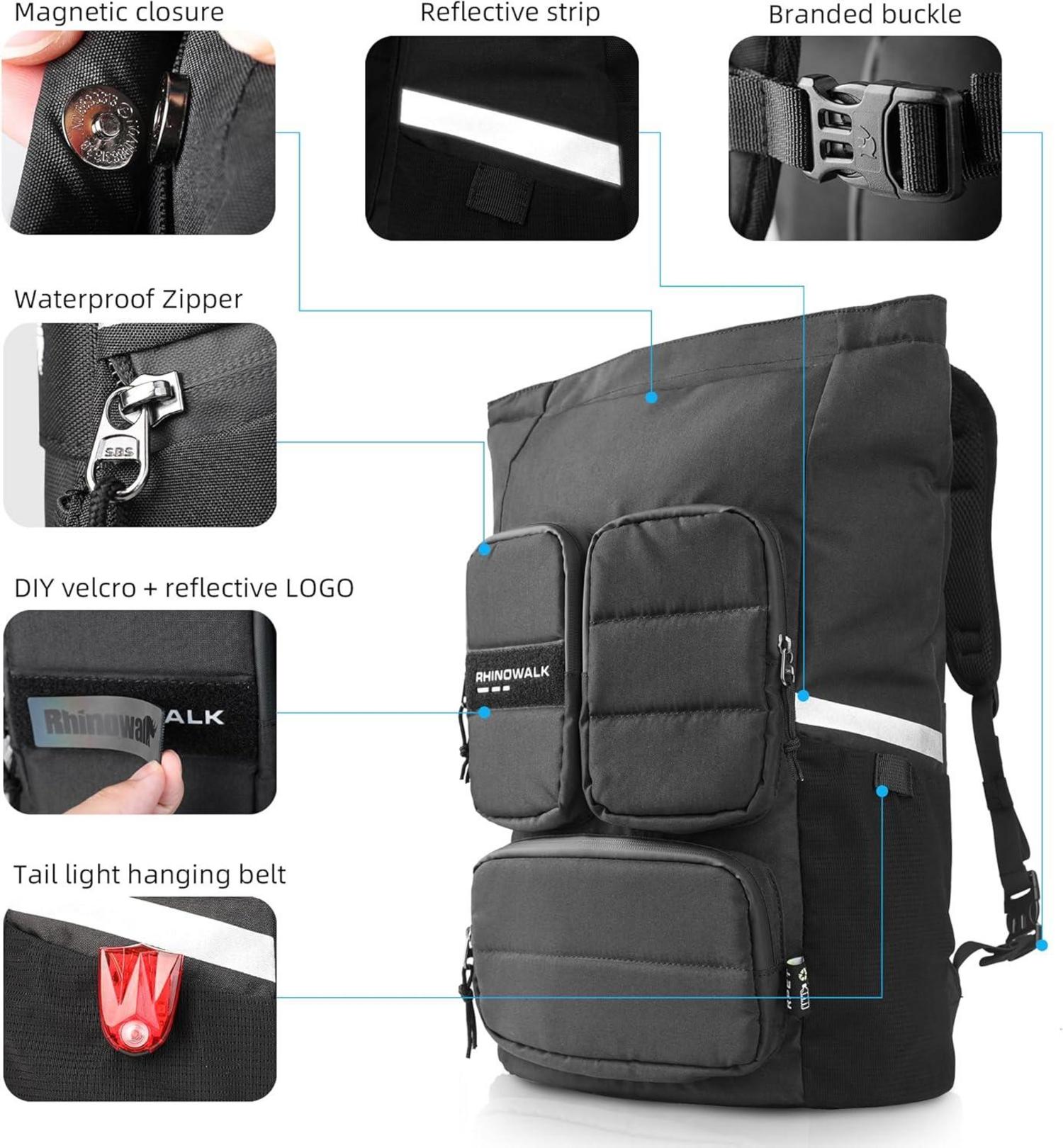 Multifunktionale Fahrradtasche Rucksack 25L wasserdicht w/Laptopfach