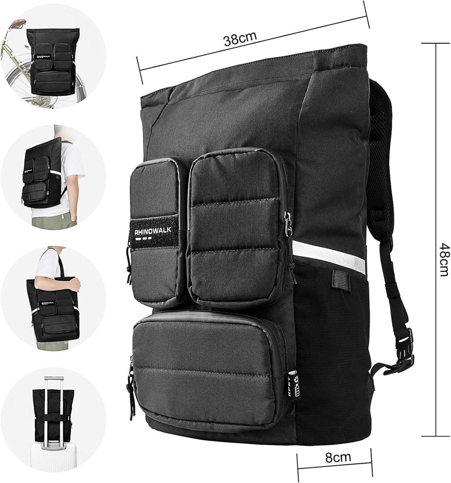 Multifunktionale Fahrradtasche Rucksack 25L wasserdichter Laptop